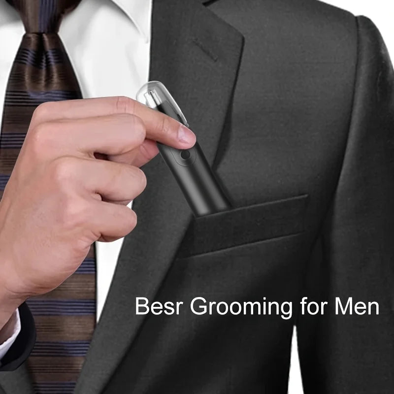 Aparador elétrico do cabelo do nariz para homens e mulheres, Shaver, Clipper, orelha, pescoço, sobrancelha, Razor Remover Kit