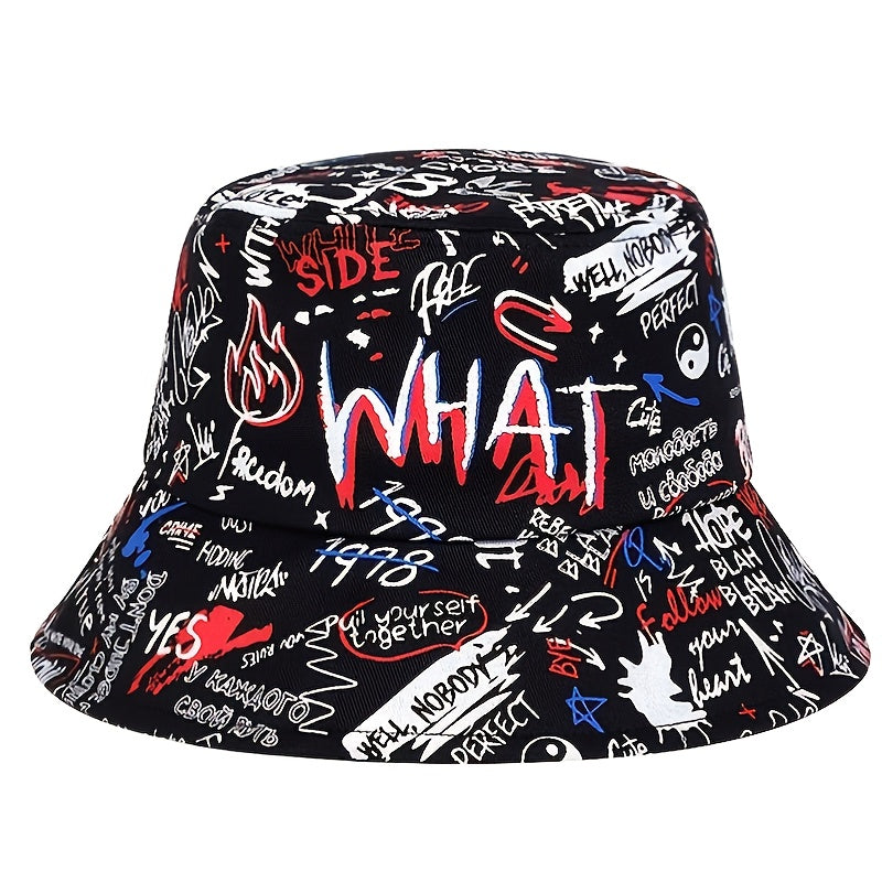 1 Men's Graffiti Fisherman Hat