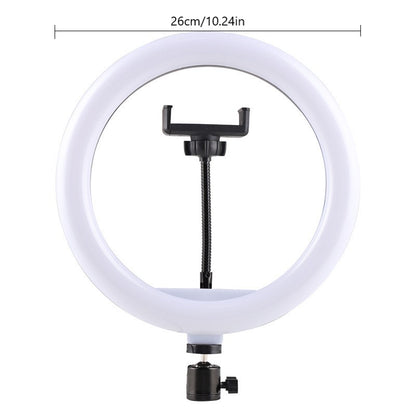 10 Inch Professional Fill Light Set with 360° Rotation & Multifunctional Switch - Perfect for Photography & Videography!