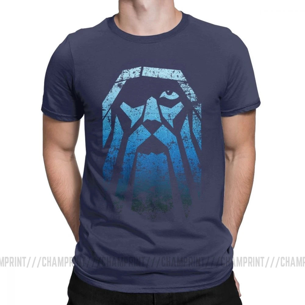 Odin Warrior Legend Gods T Shirt para homens Algodão Puro Tops Novidade Manga Curta Valhalla Mitologia Nórdica Tees Presente de Aniversário