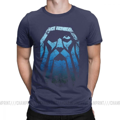 Odin Warrior Legend Gods T Shirt para homens Algodão Puro Tops Novidade Manga Curta Valhalla Mitologia Nórdica Tees Presente de Aniversário