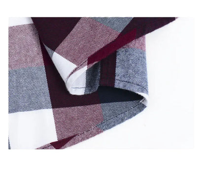 2025 xadrez casual manga longa camisa masculina de alta qualidade confortável camisas de flanela macia outono