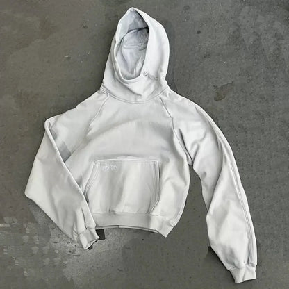 Europeu gótico moda rua terno masculino casual rua esportes camisola e calças casuais terno hip-hop tendência bordado moletom