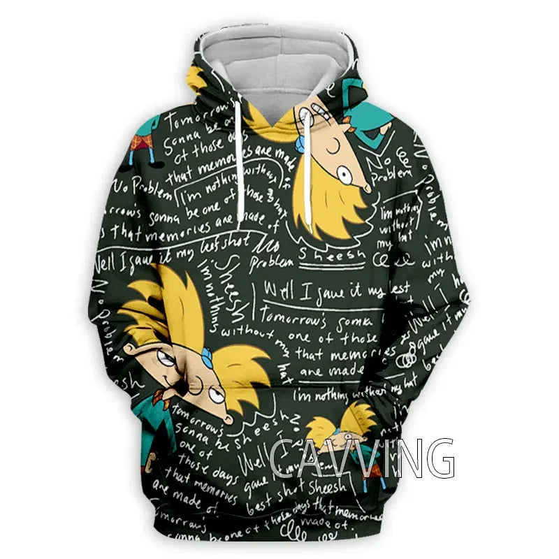 Ei arnold 3d impresso moda hoodies moletom com capuz harajuku moletom com capuz topos roupas para mulher/homem