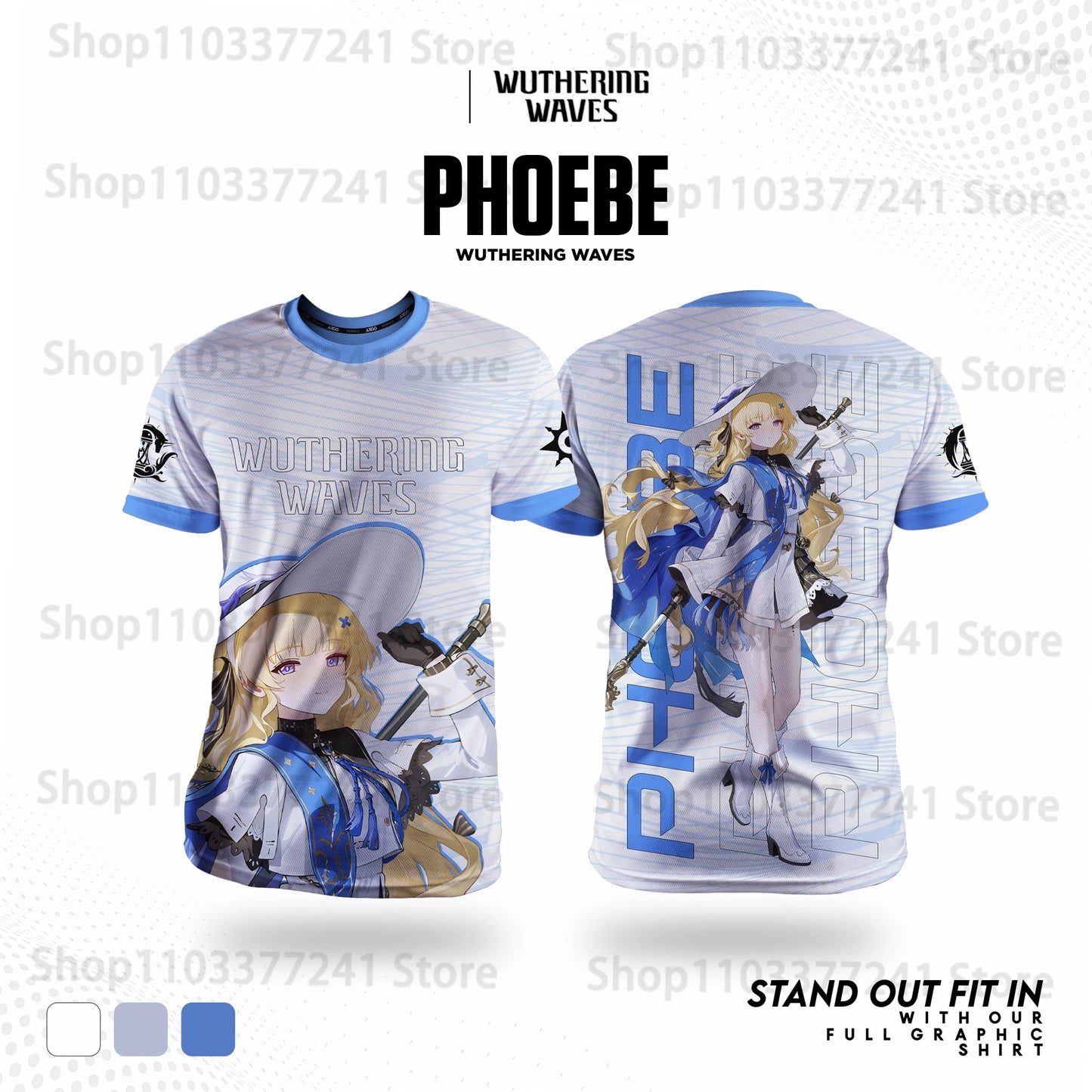 Jogo Wuthering Waves Role Playing Camisetas 3D Phrolova Impressão Unissex Anime Camisetas Homens/Mulheres Manga Curta O-pescoço Camiseta Criança Y2k Tops