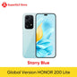 Versão global honor 200 lite 5g smartphone Mediatek dimensão 6080 6.7 "90hz display amoled 108mp câmera principal 4500mah bateria