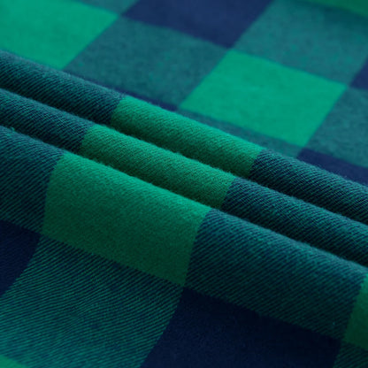 Moda masculina casual xadrez escovado camisa de manga longa, confortável 100% algodão botão para baixo fino ajuste grosso flanela camisas de outono