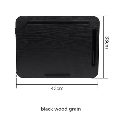 Laptop Desk portátil com slot para iPad portátil, pessoa preguiçosa, slot para telefone, adequado para cama, sofá, carro