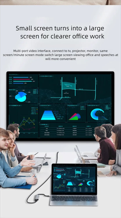 Usb 3.0 tipo-c hub para adaptador hdmi 4k 30hz sd tf cartão pd 87w divisor de carga rápida usb docking stations hub para macbook computar