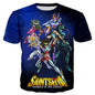Saint seiya t camisa masculina moda camisetas crianças hip hop topos t anime impressão 3d camiseta verão masculino gráfico topos meninos t