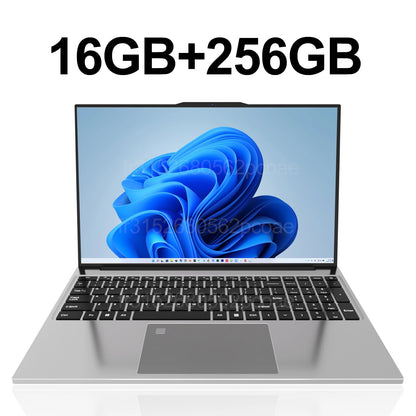 15.6 "portátil ultra fino intel core i7-6500U notebook 32gb ram 2048gb ssd gamer windows 11 1920*1080 display escritório estudo computador