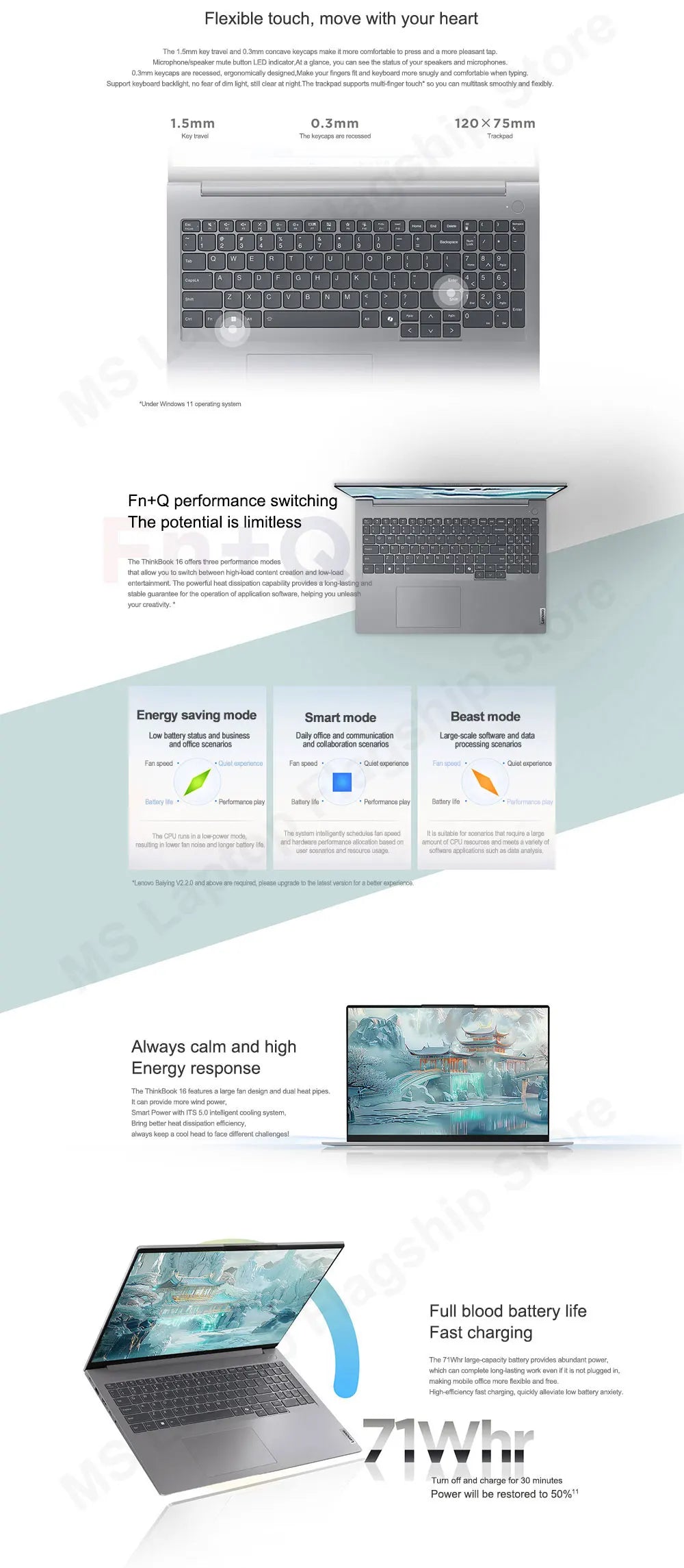 2024 Lenovo ThinkBook 16 8845H 780M 16 polegadas 2,5K 120Hz