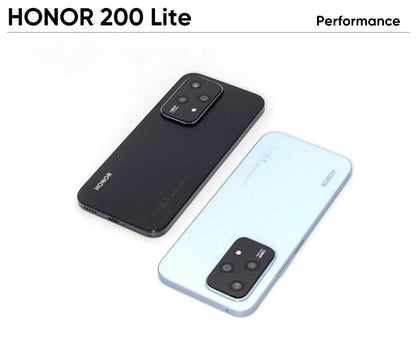 Versão global honor 200 lite 5g smartphone Mediatek dimensão 6080 6.7 "90hz display amoled 108mp câmera principal 4500mah bateria