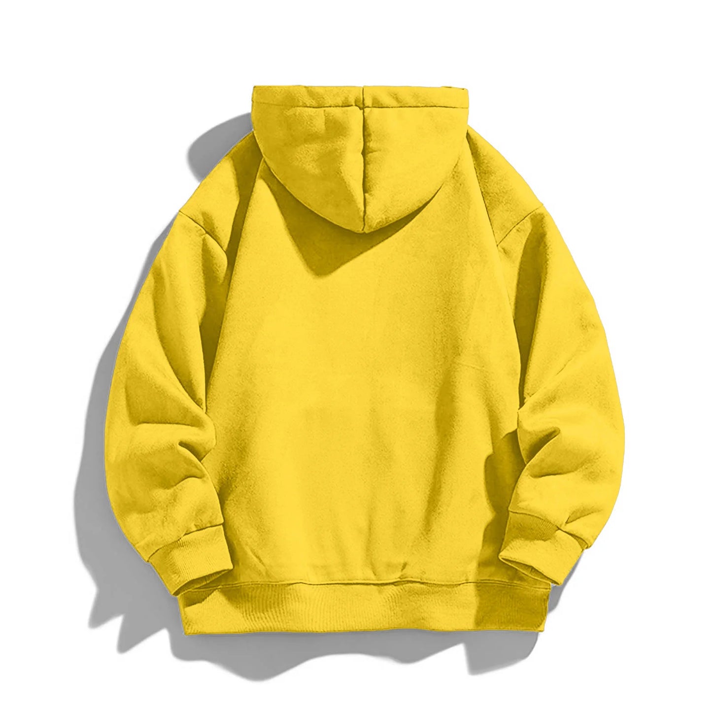 Moletom com capuz masculino cor sólida simples jaqueta capuz design superior bolsos canguru uso diário todas as estações jaqueta básica diariamente