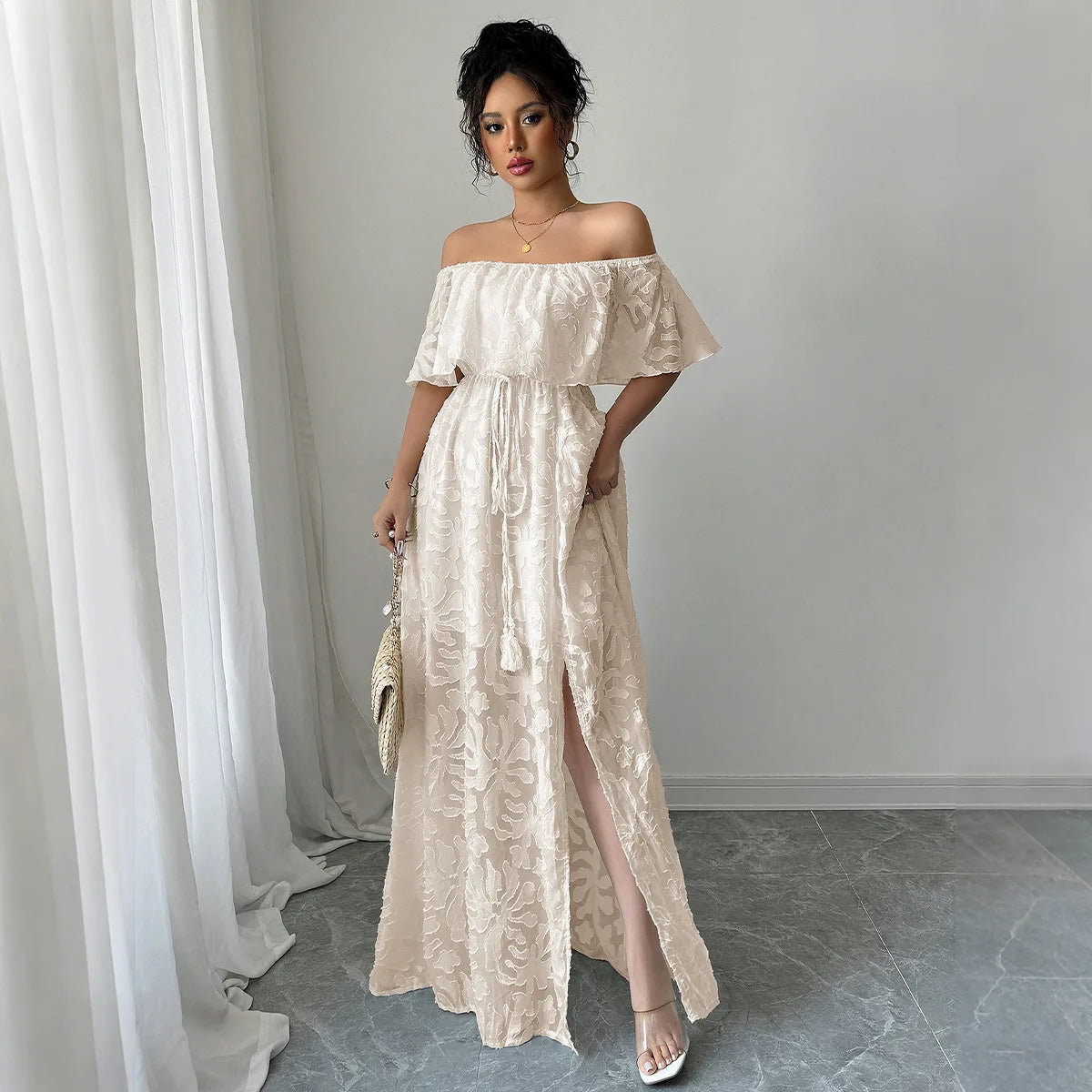 Vestidos femininos 2025 verão vestido branco feminino cover-ups outfits boho hippie chique longo maxi vestidos roupas femininas robe vestidos