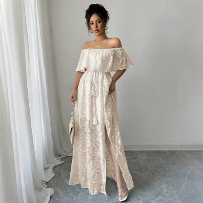 Vestidos femininos 2025 verão vestido branco feminino cover-ups outfits boho hippie chique longo maxi vestidos roupas femininas robe vestidos