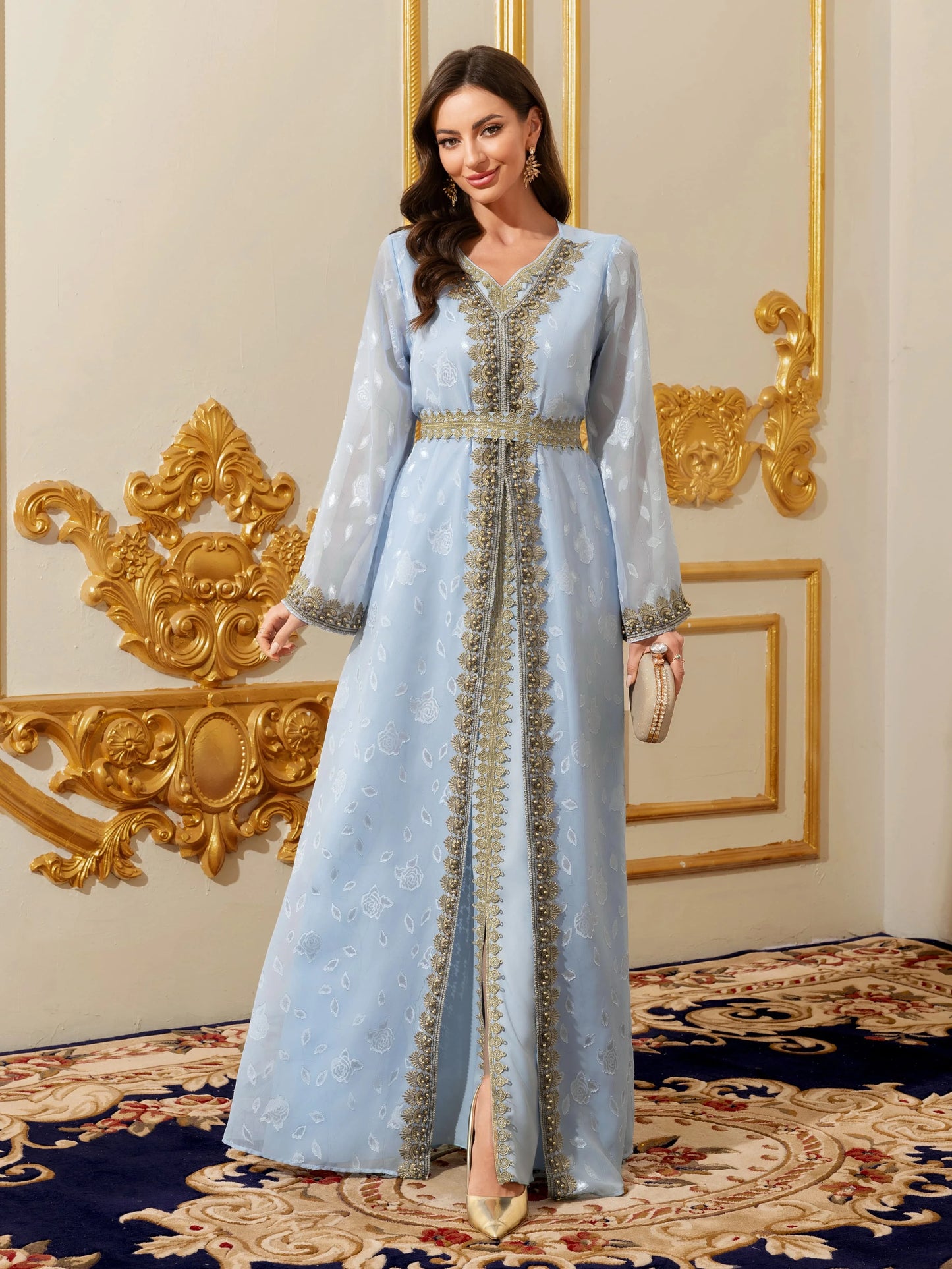 Muçulmano abayas marroquino floral maxi kaftan vestido para mulheres árabe islâmico dubai robe ramadan roupas de oração