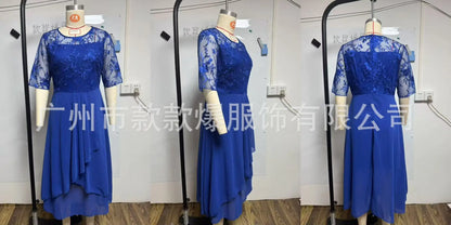 Vestido de noite vestidos 2025 mulher elegante temperamento suave slimi irregular cor sólida moda banquete chiffon francês