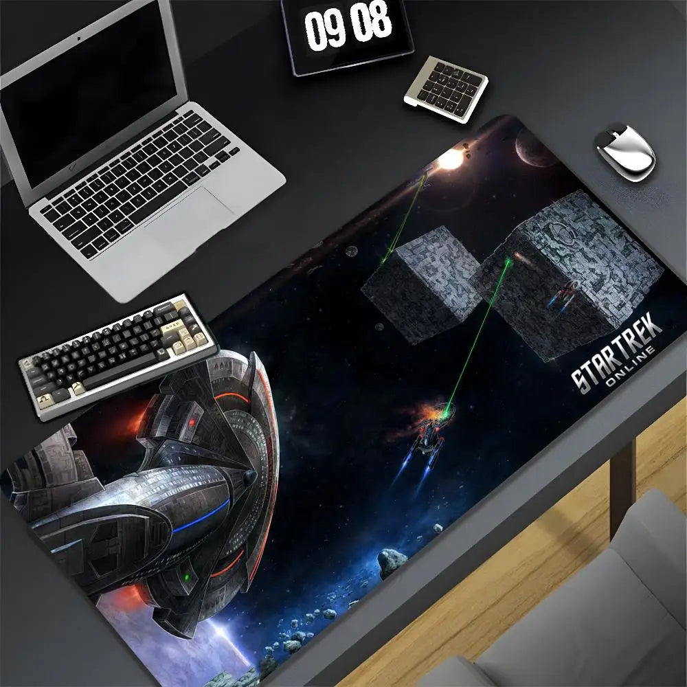 Estrela filmt-rek claro mouse pad xxl gamer gaming computador otaku borda de travamento diy personalizado foto portátil notebook tapete de mesa
