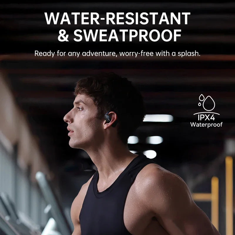 Baseus Bowie MF1/Eli 15i Fit Open-Ear Sport Fones de ouvido sem fio Bluetooth 5.4 Ganchos para os ouvidos Big Bass Sport Fones de ouvido 60 horas de reprodução