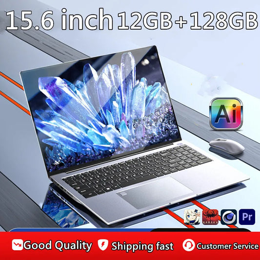 15.6 Polegada computador portátil 12gb lpddr4 ram 128gb ssd rom windows 10 computador processador de 4 núcleos wifi intel celeron n5095 cpu 2.00ghz