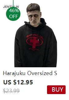 Camiseta gráfica estampada do Satan Club dos homens, roupas Hip Hop, tops de manga comprida, streetwear gótico, Harajuku, Y2K, Hip Hop, 2 peças