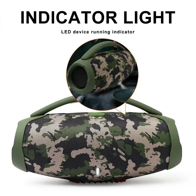 BOOMBOX 3 Alto-falante Bluetooth Sem Fio de Alta Potência, 100W, Luz RGB, Festa Music Center, Home Theater Portátil, Baixo Pesado, TWS