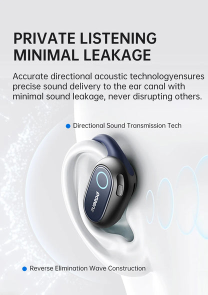 Baseus Bowie MF1/Eli 15i Fit Open-Ear Sport Fones de ouvido sem fio Bluetooth 5.4 Ganchos para os ouvidos Big Bass Sport Fones de ouvido 60 horas de reprodução