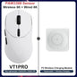 Rapoo vt3pro mouse para jogos sem fio 59g superleve 8khz taxa de pesquisa 26000 dpi paw3398 sensor óptico final longa vida útil da bateria