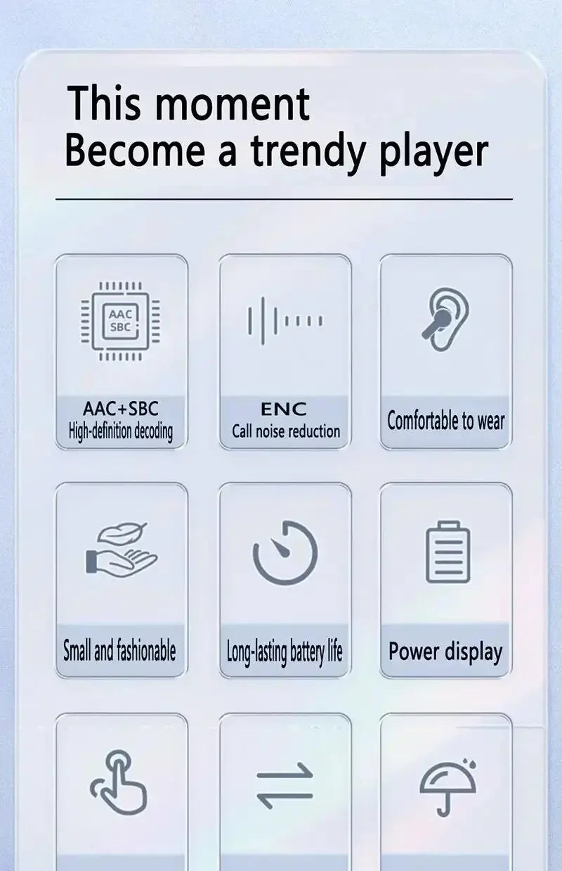Air31 tws fones de ouvido 5.3 sem fio bluetooth com cancelamento ruído hd alta fidelidade estéreo para huawei xiaomi iphone