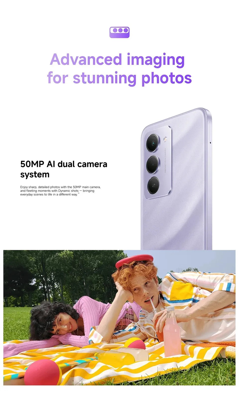 【Marca +】Redmi 15 Versão Global Smartphone 6,9" 50MP 7000mAh bateria 33W carregamento rápido IP64 Snapdragon ®   685 Plataforma Móvel