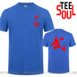 Nova caligrafia chinesa artes marciais palavra camiseta masculina china shaolin kung fu cultura impressão tshirt moda rua wushu t camisa