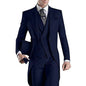Latest Formal Wedding Men Suits Long Blazer 3 Piece Groom Tuxedo Classic Prom Party Male Suit Fashion Set Jacket with Pants Vest