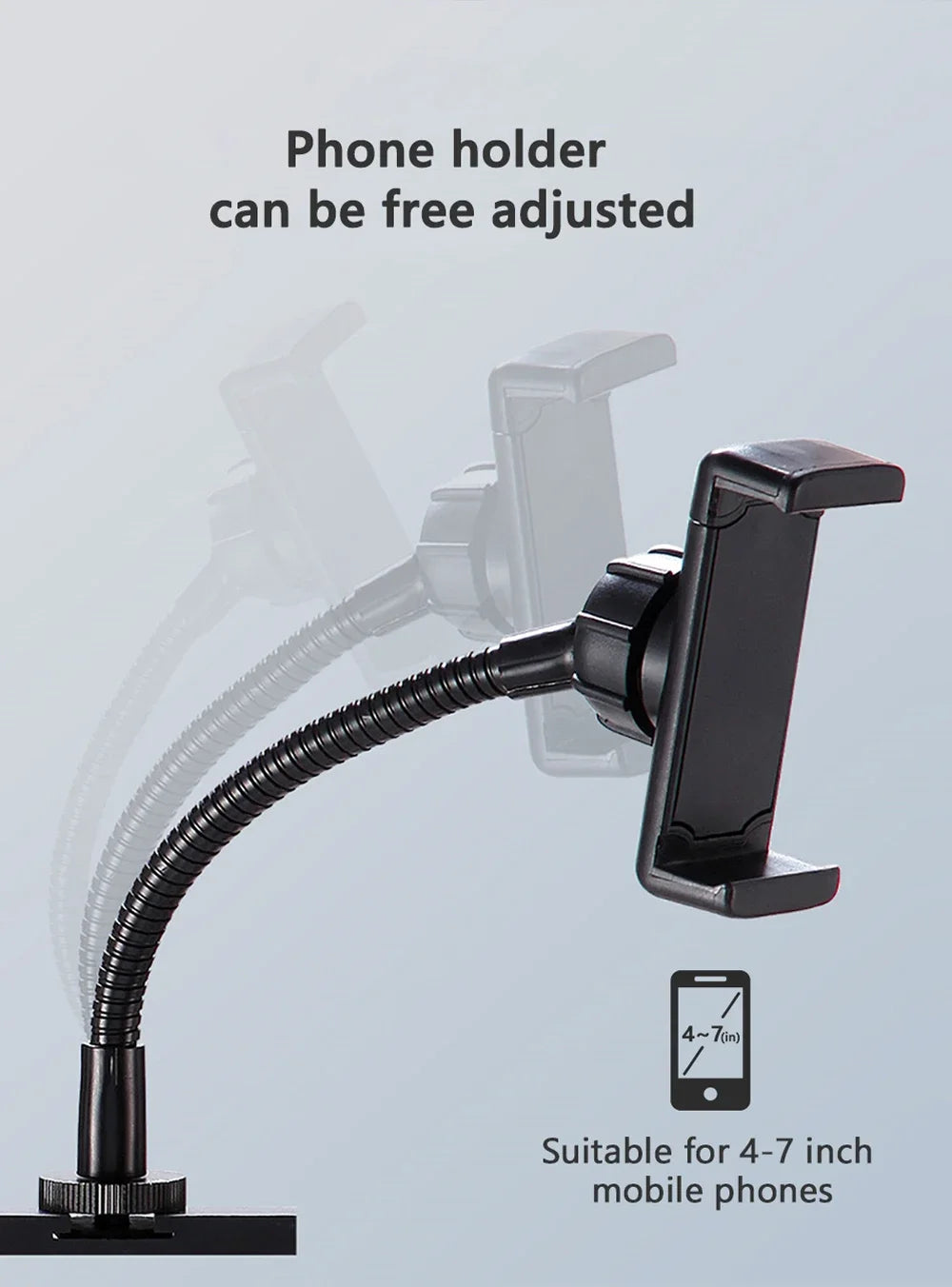 Anel de luz para selfie de 10 polegadas, luz de preenchimento para fotografia, lâmpada de anel led para gravação de vídeo, transmissão ao vivo, lâmpada led para selfie