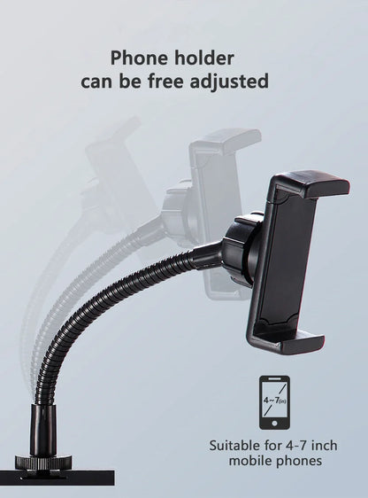 Anel de luz para selfie de 10 polegadas, luz de preenchimento para fotografia, lâmpada de anel led para gravação de vídeo, transmissão ao vivo, lâmpada led para selfie