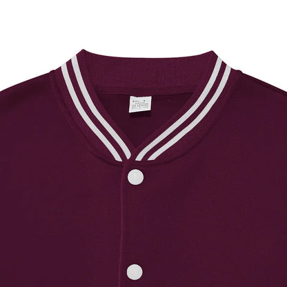 Cross-border men's autumn and winter flight jacket baseball jersey velvet loose casual stand-up jacket men