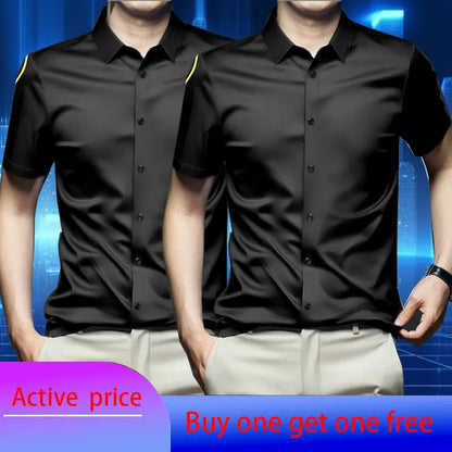 6x homem camisa sem mangas verão novo estilo seda gelo, sensação de gelo, alta qualidade tamanho grande sem ferro, negócios e lazer