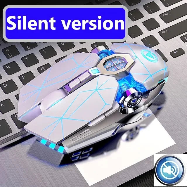 Novo mouse para jogos profissional, 3200dpi, 7 botões, retroiluminado, suporte para mouse de computador, definição macro, mecânico, com fio, silencioso