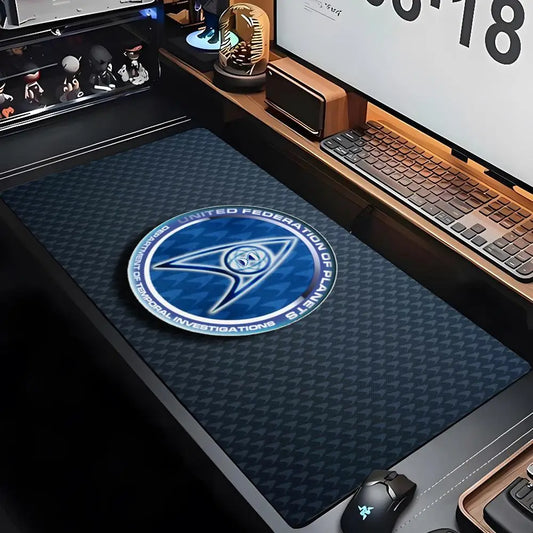 Estrela filmt-rek claro mouse pad xxl gamer gaming computador otaku borda de travamento diy personalizado foto portátil notebook tapete de mesa