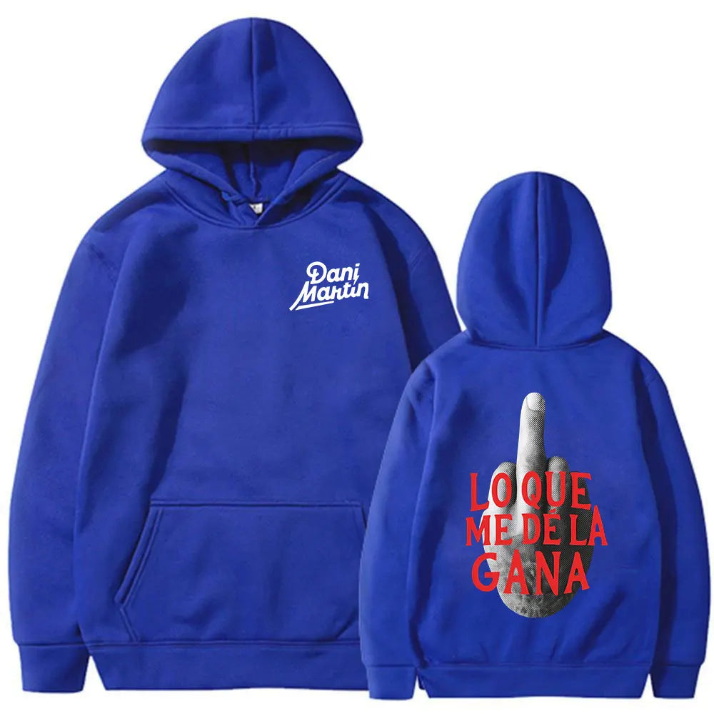 Dani martin lo que me de la gana álbum hoodies das mulheres dos homens roupas moda hip hop oversized moletom com capuz pullovers casuais