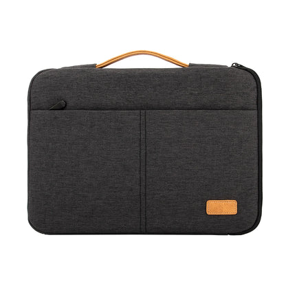 Bolsa para laptop 14 15.6 polegadas, bolsa para notebook para macbook hp dell acer, pasta de computador à prova de choque, capa de viagem para homens de negócios