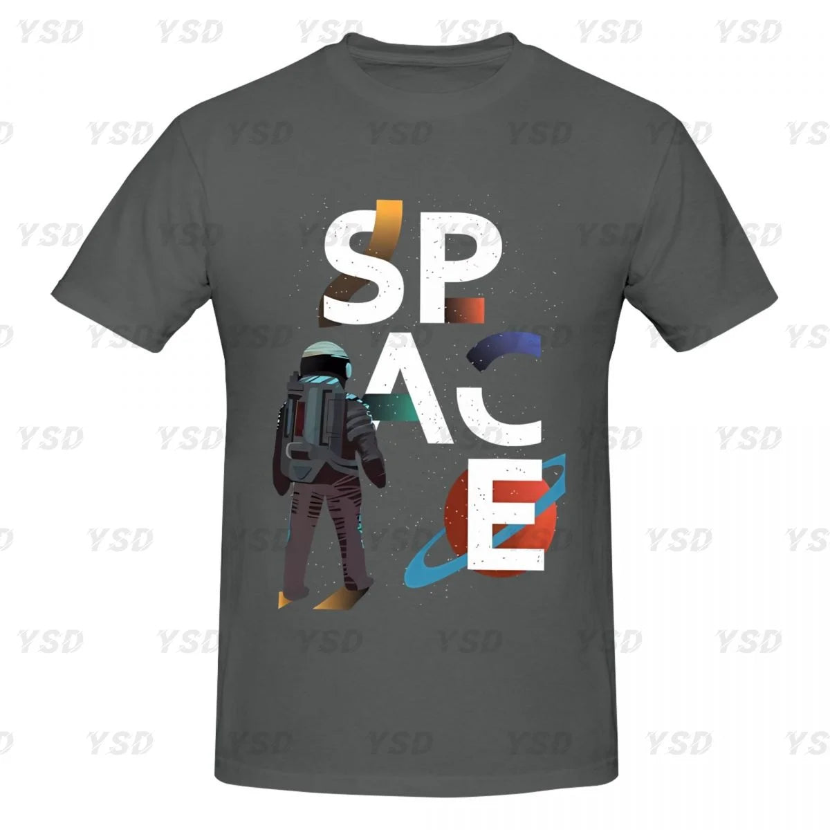 Camiseta esportiva masculina Nasa Space, aconchegante, camiseta grande