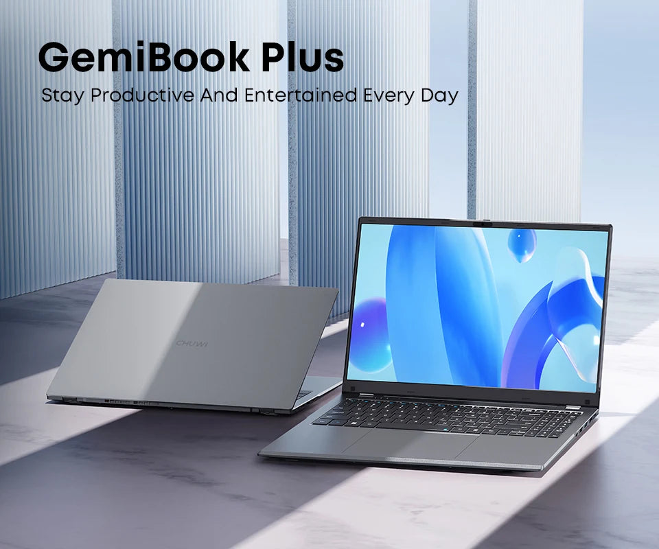 Chuwi gemibook plus laptop intel n100/n150 gráficos para 12a geração 15.6 "1920*1080p 16gb ram 512gb ssd com ventilador de refrigeração windows 11