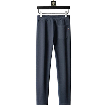 (Jaquetas + calças) 2025 primavera moda masculina jaquetas homem casacos de manga longa jaquetas casuais masculinas um conjunto de roupas tamanho M-5XL