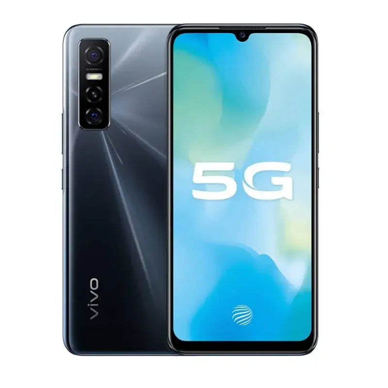 VIVO Y73S 5G 6,44in 2400x1080px Android CPU Dimensidade 720 4100mAh 48MP Câmeras usadas telefone