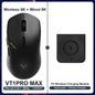 Rapoo vt3pro mouse para jogos sem fio 59g superleve 8khz taxa de pesquisa 26000 dpi paw3398 sensor óptico final longa vida útil da bateria