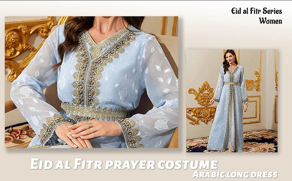 Muçulmano abayas marroquino floral maxi kaftan vestido para mulheres árabe islâmico dubai robe ramadan roupas de oração