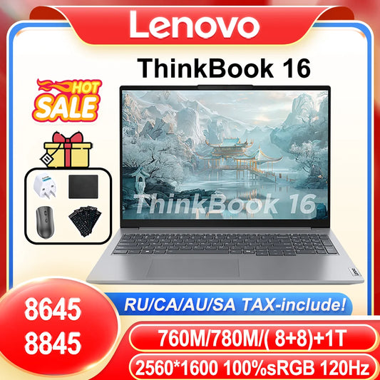 2024 Lenovo ThinkBook 16 8845H 780M 16 polegadas 2,5K 120Hz