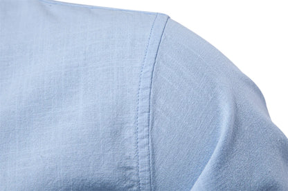 AIOPESON 100% Algodão Camisa Social Homens Cor Sólida Manga Longa Camisa de Marca de Alta Qualidade para Homens Primavera Stand Camisas Masculinas Casuais