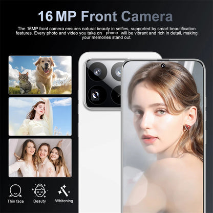 2025 novo 14t pro smartphone 5g 7.0hd cartão sim duplo 22g + 2tb telefone celular android telefones celulares desbloqueados versão global